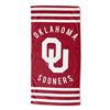 Oklahoma Sooners Stripes Beach Towel