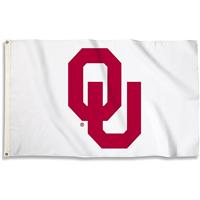 Oklahoma Sooners 3' x 5' Flag - White