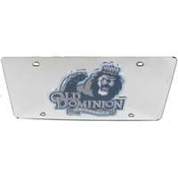 Old Dominion Monarchs Inlaid Acrylic License Plate - Mirror Background