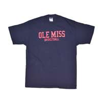 Ole Miss T-shirt - Navy Basketball Tee