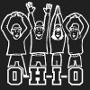 Ohio State Buckeyes Decal - Fans - White Outline
