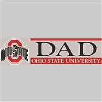 Ohio State Buckeyes Die Cut Decal Strip - Dad