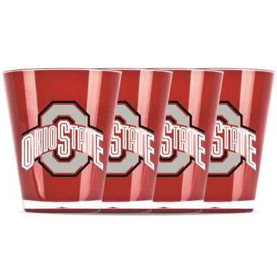 Ohio State Buckeyes Shot Glass - 4 Pack