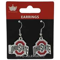 Ohio State Buckeyes Dangler Earrings