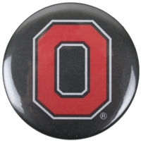 Ohio State Buckeyes Button Magnet - Black