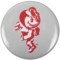 Ohio State Buckeyes Button Magnet - Brutus