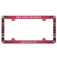 Ohio State Buckeyes Plastic License Plate Frame