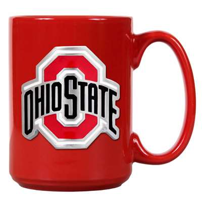 Ohio State Buckeyes 15oz Red Ceramic Mug