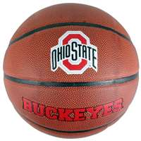 Ohio State Buckeyes Mens Composite Leather Indoor/Outdoor Basketball