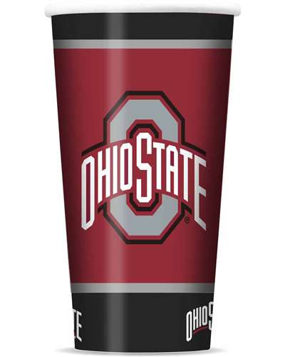 Ohio State Buckeyes Disposable Paper Cups - 20 Pack