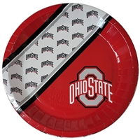 Ohio State Buckeyes Disposable Paper Plates - 8 Pack