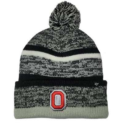 Ohio State Buckeyes 47 Brand Northward Cuff Knit Beanie - Black