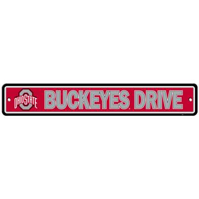Ohio State Buckeyes Plastic Street Sign