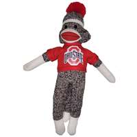 Ohio State Buckeyes Sock Monkey - 20"