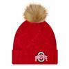 Ohio State Buckeyes New Era Women's Luxe Knit Beanie