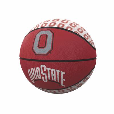 Ohio State Buckeyes Mini Rubber Repeating Basketba