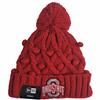 Ohio State Buckeyes New Era Womens Toasty Pom Knit