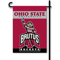 Ohio State Buckeyes 2-Sided Garden Flag - Brutus