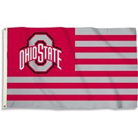 Ohio State Buckeyes 3' x 5' Flag - Stripes