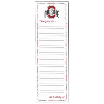 Ohio State Buckeyes Magnetic To Do List Pad