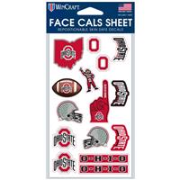 Ohio State Buckeyes Face-Cals Sheet