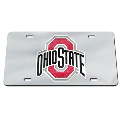 Ohio State Buckeyes Acrylic License Plate - Glitte