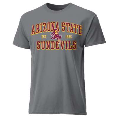 Arizona State Sun Devils Cotton Heritage T-Shirt - Grey