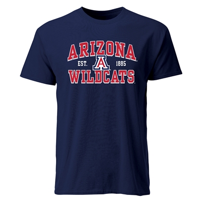 Arizona Wildcats Cotton Heritage T-Shirt - Navy