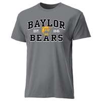 Baylor Bears Cotton Heritage T-Shirt - Grey