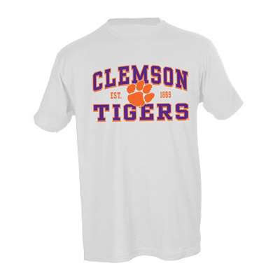 Clemson Tigers Cotton Heritage T-Shirt - White