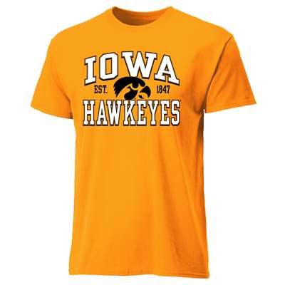 Iowa Hawkeyes Cotton Heritage T-Shirt - Gold