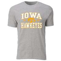 Iowa Hawkeyes Cotton Heritage T-Shirt - Grey