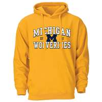 Michigan Wolverines Heritage Hoodie - Gold