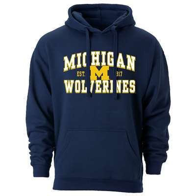 Michigan Wolverines Heritage Hoodie - Navy