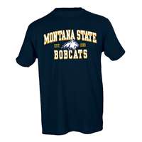 Montana State Bobcats Cotton Heritage T-Shirt - Navy