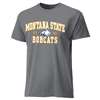 Montana State Bobcats Cotton Heritage T-Shirt - Grey