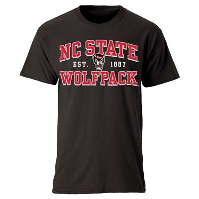 North Carolina State Wolfpack Cotton Heritage T-Shirt - Black