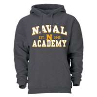 Navy Midshipmen Heritage Hoodie - Graphite