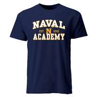 Navy Midshipmen Cotton Heritage T-Shirt - Navy