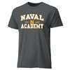Navy Midshipmen Cotton Heritage T-Shirt - Charcoal