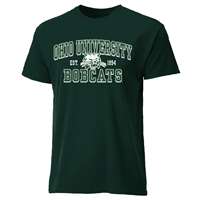 Ohio Bobcats Cotton Heritage T-Shirt - Green