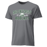 Ohio Bobcats Cotton Heritage T-Shirt - Grey