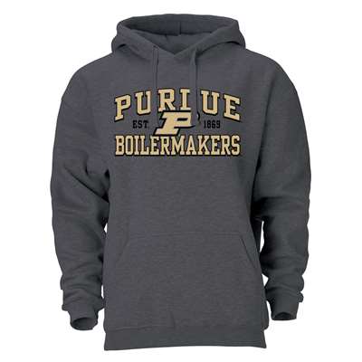 Purdue Boilermakers Heritage Hoodie - Graphite