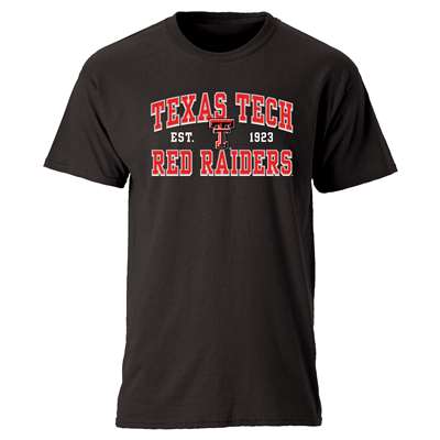 Texas Tech Red Raiders Cotton Heritage T-Shirt - Black