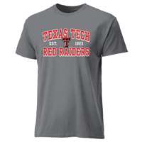 Texas Tech Red Raiders Cotton Heritage T-Shirt - Grey