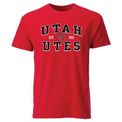 Utah Utes Cotton Heritage T-Shirt - Red