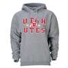 Utah Utes Heritage Hoodie - Heather Grey