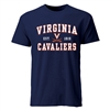 Virginia Cavaliers Cotton Heritage T-Shirt - Navy