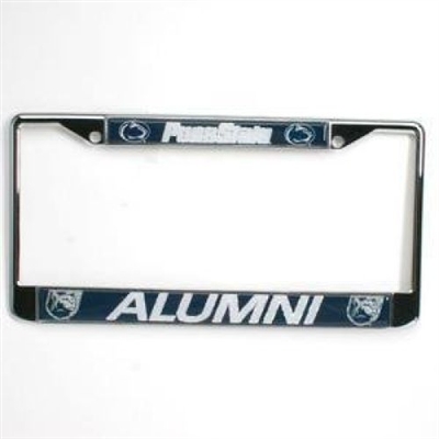 Penn State Alumni Metal License Plate Frame w/Domed Insert