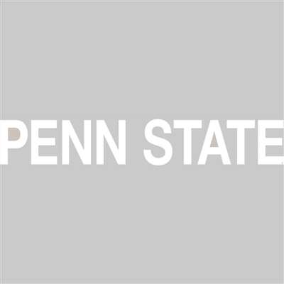 Penn State Nittany Lions Die Cut Decal Strip - White